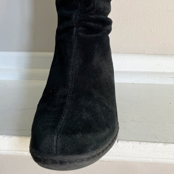 Black suede booties - Picture 9 of 12
